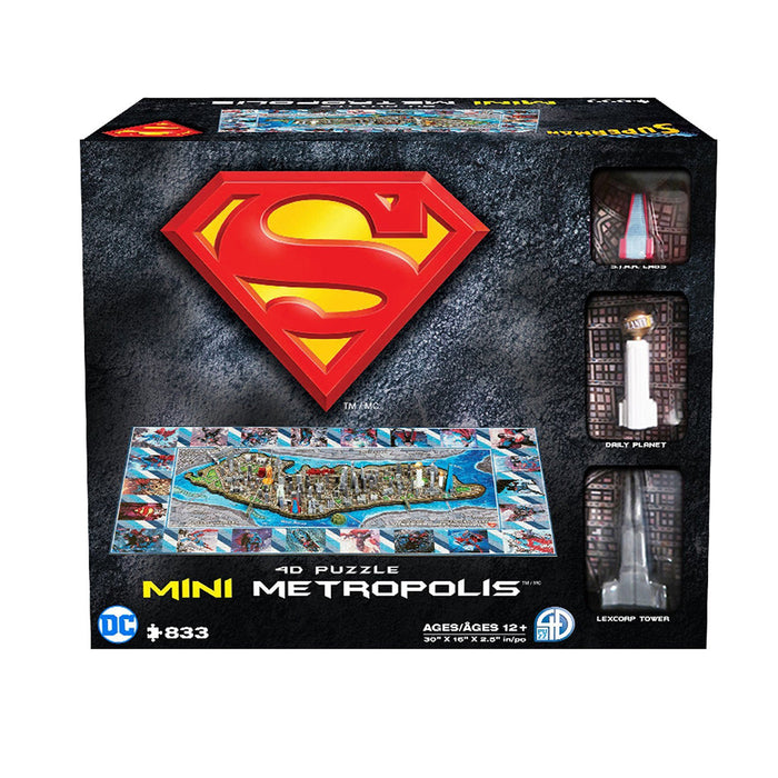 Superman - Mini Metropolis 4D Puzzle - for just $49.99! 