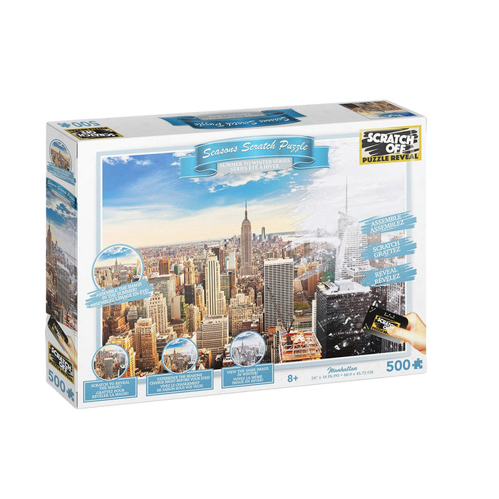 Scratch Off: Seasons Puzzle - Manhattan - for just $19.99! 