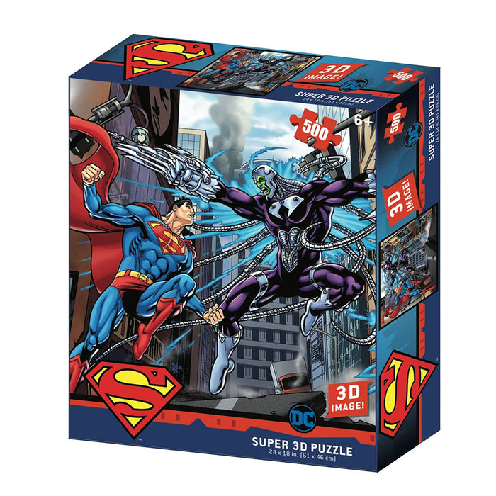 Lenticular 3D Puzzle: DC - Superman vs Electro - for just $14.99! 