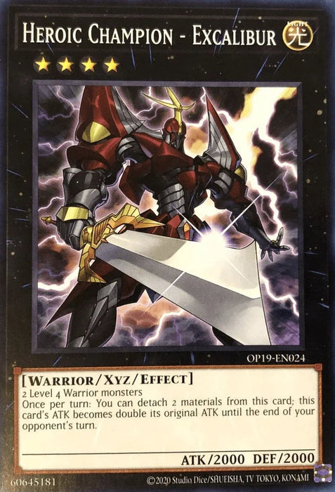 Heroic Champion - Excalibur [OP19-EN024] Common - for just $0.15! 