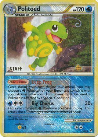Politoed (7/95) (League Promo Staff) [HeartGold & SoulSilver: Unleashed] - for just $97.90! 