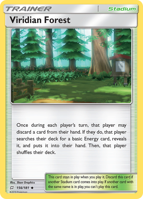 Viridian Forest (156/181) [Sun & Moon: Team Up] - Just $0.10! Shop now at Retro Gaming of Denver