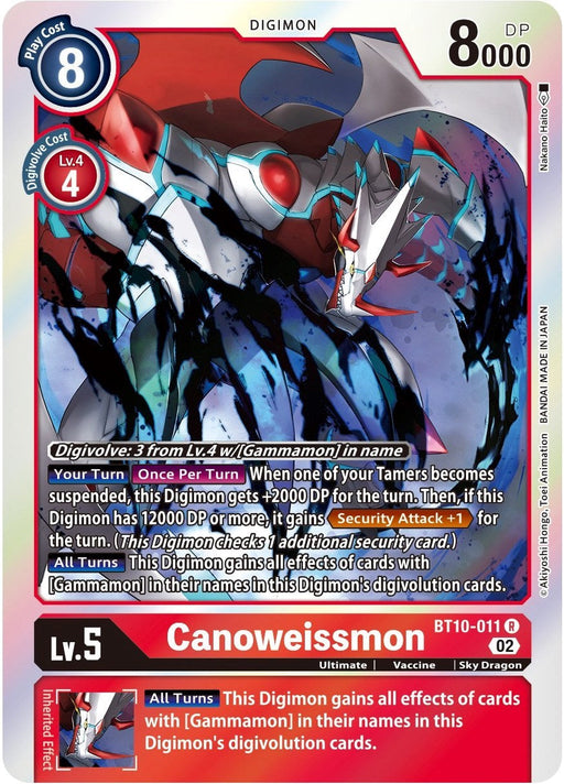 Canoweissmon [BT10-011] [Xros Encounter] - Just $0.09! Shop now at Retro Gaming of Denver