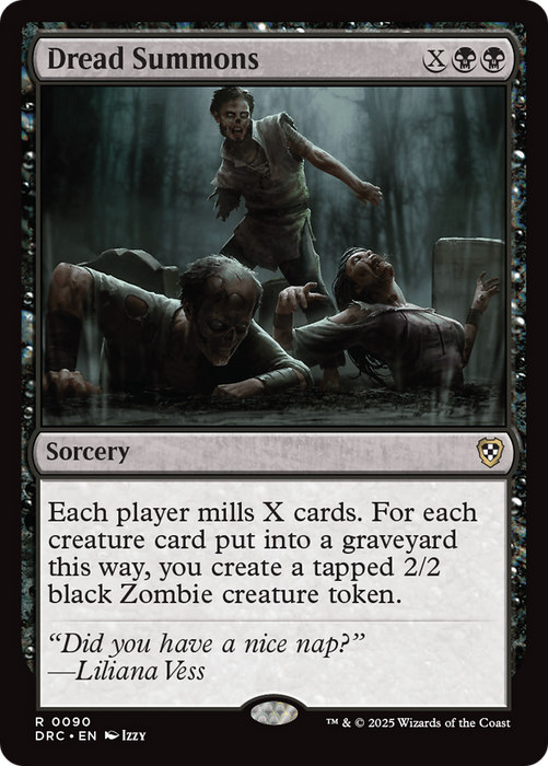 Dread Summons (DRC-090) - Commander: Aetherdrift - for just $0.06! 