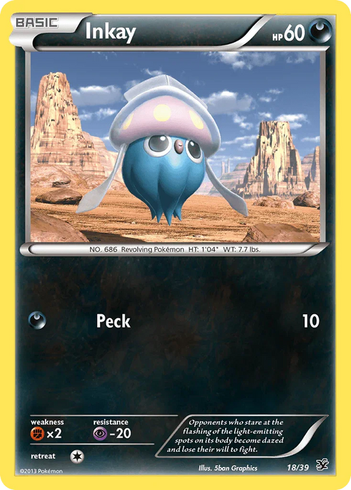 Inkay (18/39) [XY: Kalos Starter Set] - for just $0.20! 
