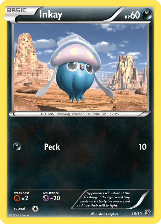 Inkay (18/39) [XY: Kalos Starter Set] - for just $0.20! 