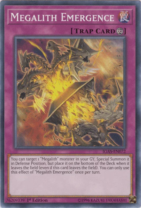 Megalith Emergence [IGAS-EN072] Common - for just $0.15! 