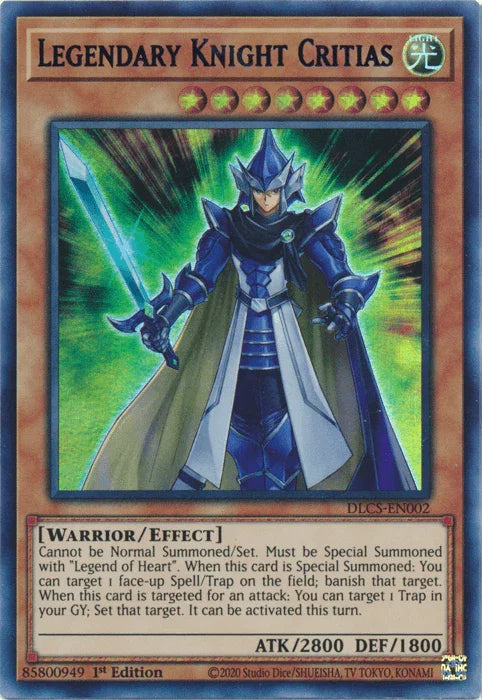 Legendary Knight Critias (Purple) [DLCS-EN002] Ultra Rare - for just $0.15! 