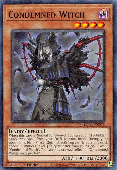 Condemned Witch [EGO1-EN019] Common - for just $0.10! 