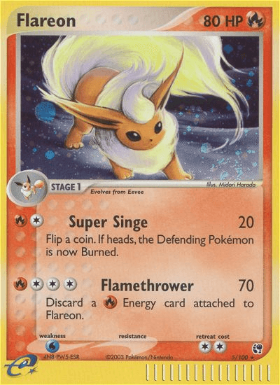 Flareon (5/100) [EX: Sandstorm] - for just $22! 