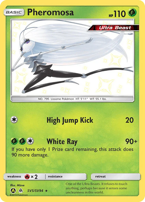 Pheromosa (SV5/SV94) [Sun & Moon: Hidden Fates - Shiny Vault] - for just $3.80! 