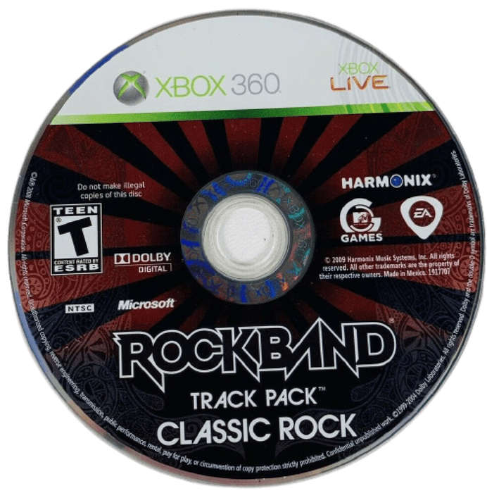 Rock Band Track Pack: Classic Rock – Xbox 360 (X360) - for just $0! 