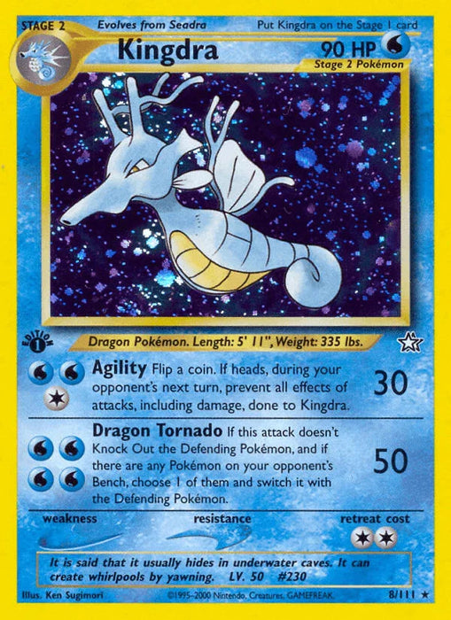 Kingdra (8/111) [Neo Genesis 1st Edition] - for just $22.25! 