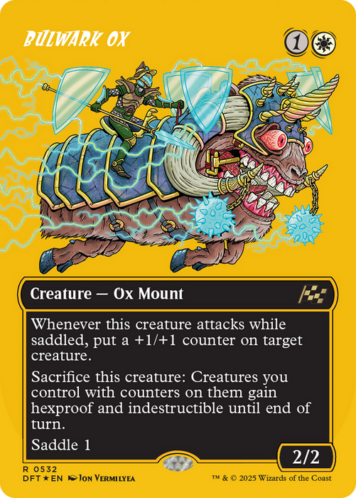 Bulwark Ox (DFT-532) - Aetherdrift (Borderless) Foil - for just $0.76! 