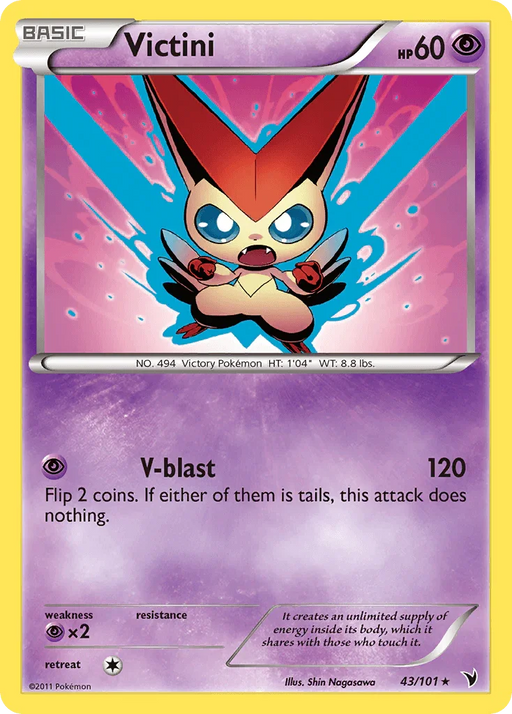 Victini (43/101) [Black & White: Noble Victories] - for just $3.80! 