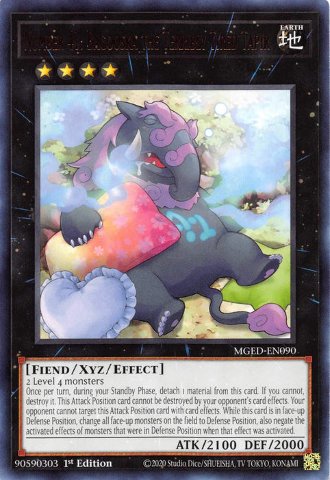 Number 41: Bagooska the Terribly Tired Tapir [MGED-EN090] Rare - for just $0.40! 