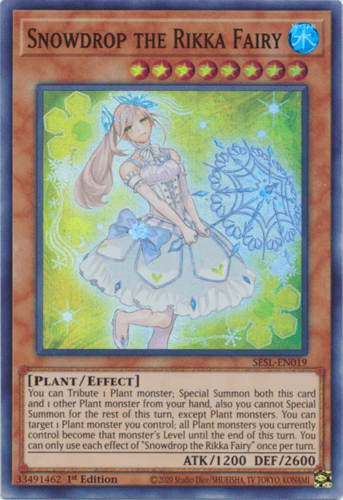 Snowdrop the Rikka Fairy [SESL-EN019] Super Rare - for just $3.35! 