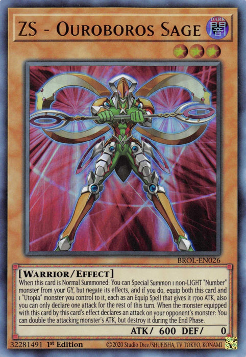 ZS - Ouroboros Sage [BROL-EN026] Ultra Rare - for just $0.10! 