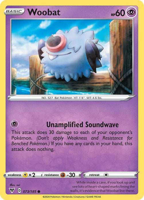 Woobat (073/185) [Sword & Shield: Vivid Voltage] - for just $0.10! 