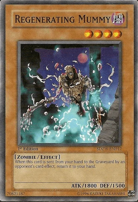Regenerating Mummy [SDZW-EN012] Common - for just $0.10! 