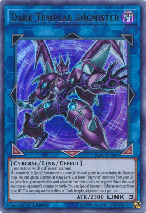 Dark Templar @Ignister [IGAS-EN045] Ultra Rare - for just $0.30! 