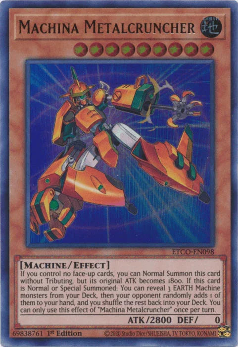 Machina Metalcruncher [ETCO-EN098] Ultra Rare - for just $0.25! 