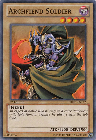Archfiend Soldier [BP01-EN112] Common - for just $0.35! 