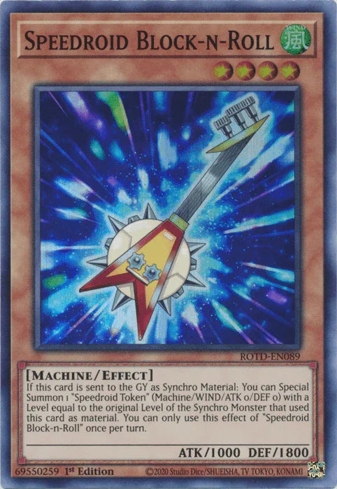 Speedroid Block-n-Roll [ROTD-EN089] Super Rare - for just $0.10! 