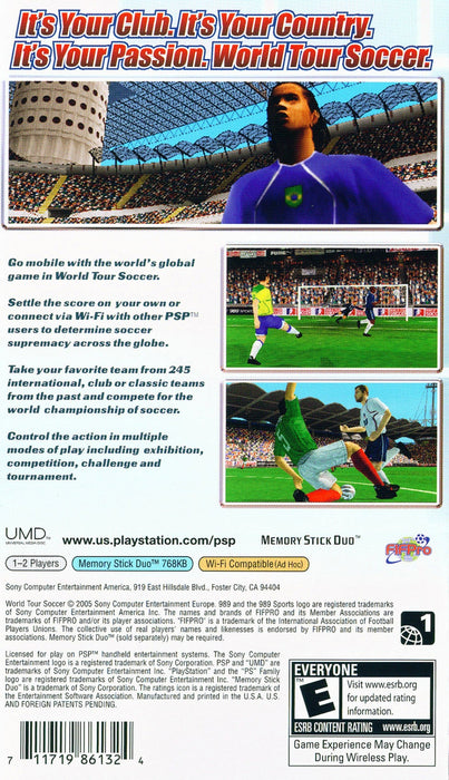 World Tour Soccer – PlayStation Portable (PSP) - for just $0! 