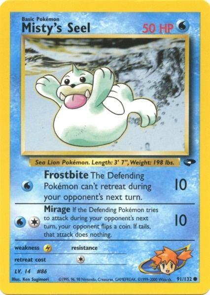 Misty's Seel (91/132) [Gym Challenge Unlimited] - for just $0.60! 