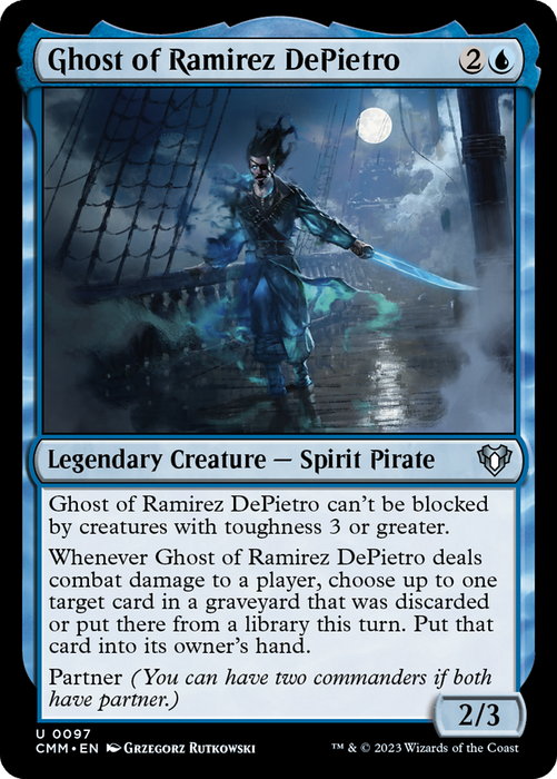 Ghost of Ramirez DePietro (CMM-097) - Commander Masters - for just $0.05! 