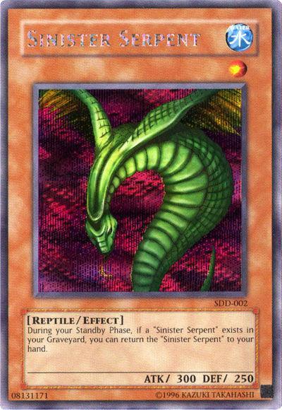Sinister Serpent [SDD-002] Secret Rare - for just $4.25! 