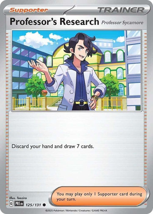 Professor's Research (125/131) [Professor Sycamore] [Scarlet & Violet: Prismatic Evolutions] - for just $0.10! 