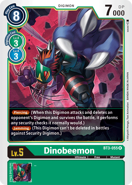 Dinobeemon [BT3-055] [Release Special Booster Ver.1.5] - Just $0.09! Shop now at Retro Gaming of Denver