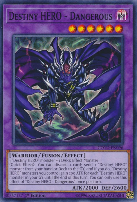 Destiny Hero - Dangerous [COTD-EN096] Common - for just $0.10! 