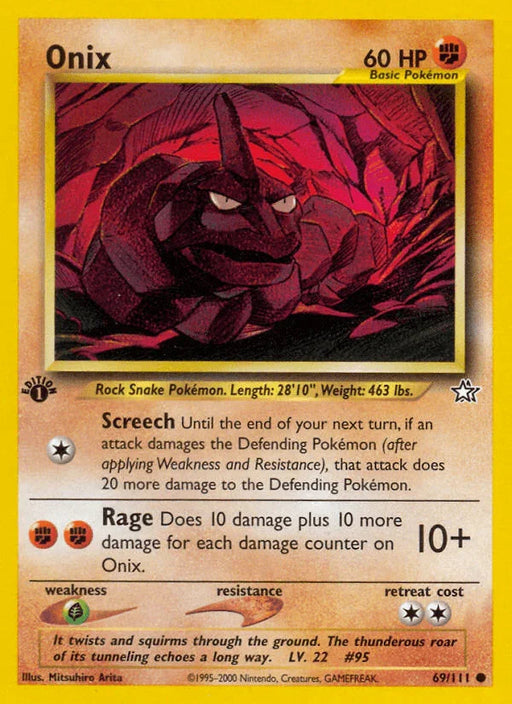 Onix (69/111) [Neo Genesis 1st Edition] - for just $0.45! 