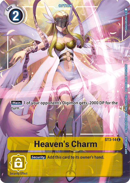 Heaven's Charm [ST3-14] (Tamer's Evolution Box) [Starter Deck: Heaven's Yellow Promos] - Just $1.65! Shop now at Retro Gaming of Denver