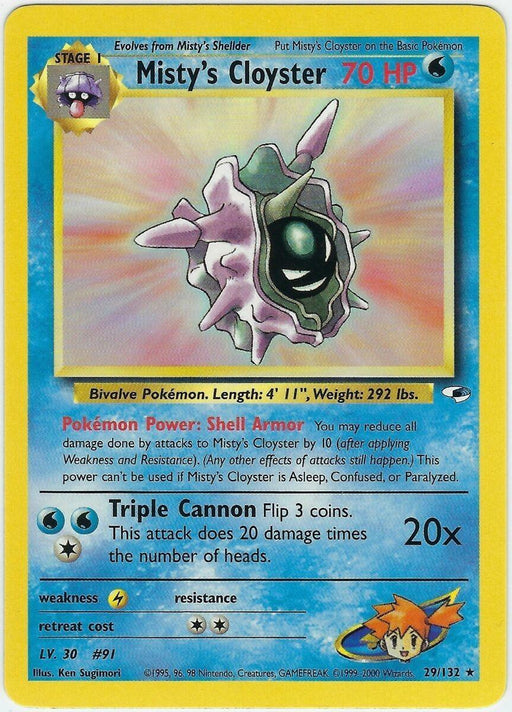 Misty's Cloyster (29/132) [Gym Heroes Unlimited] - for just $5.75! 