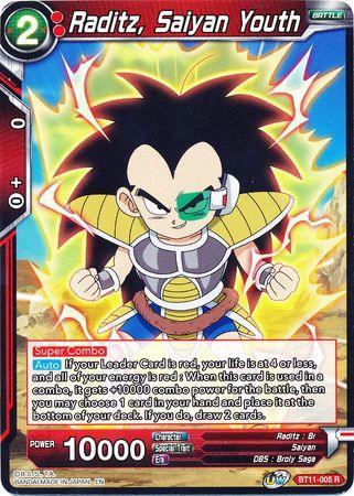 Raditz, Saiyan Youth (BT11-005) [Vermilion Bloodline] - for just $0.20! 