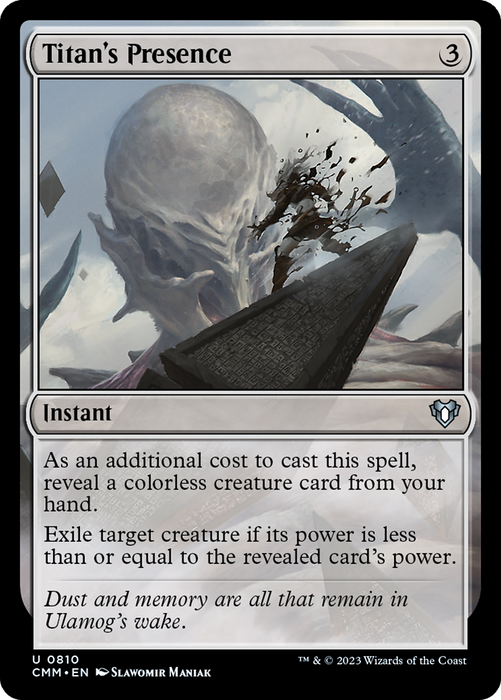 Titan's Presence (CMM-810) - Commander Masters - for just $0.14! 
