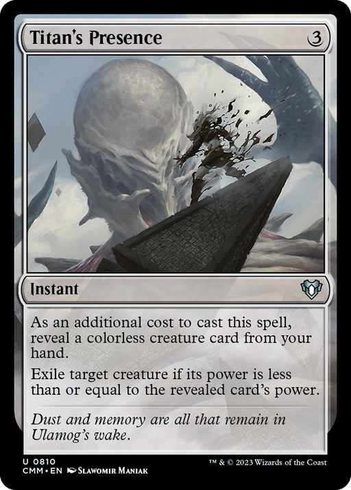 Titan's Presence (CMM-810) - Commander Masters - for just $0.14! 