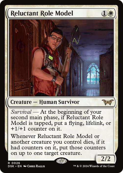 Reluctant Role Model (DSK-026) - Duskmourn: House of Horror Foil - for just $0.13! 