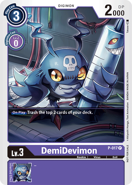 DemiDevimon [P-017] [Promotional Cards] - Just $0.20! Shop now at Retro Gaming of Denver