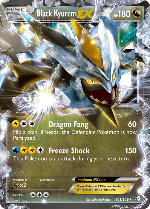 Black Kyurem EX (101/149) [Black & White: Boundaries Crossed] - for just $1.75! 