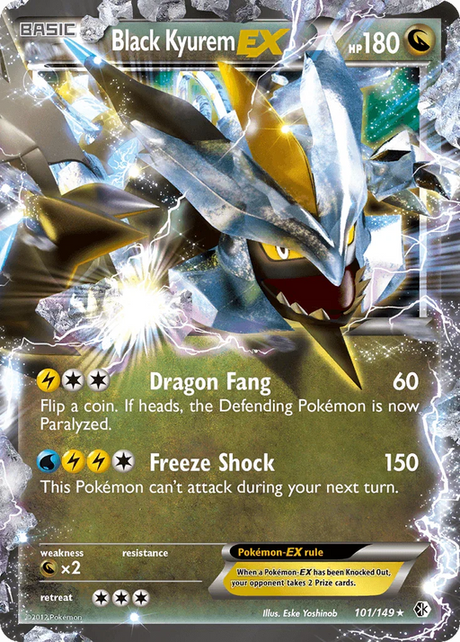 Black Kyurem EX (101/149) [Black & White: Boundaries Crossed] - for just $1.60! 