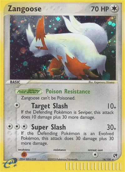 Zangoose (14/100) [EX: Sandstorm] - for just $11.75! 