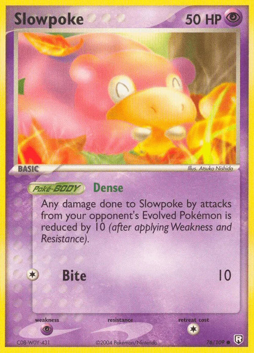 Slowpoke (76/109) [EX: Team Rocket Returns] - for just $3.35! 