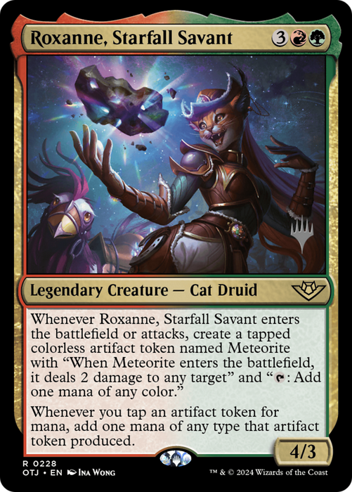 Roxanne, Starfall Savant (PPOTJ-228) - Outlaws of Thunder Junction Promos - for just $0.53! 