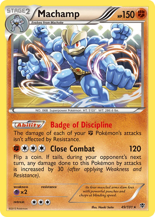 Machamp (49/101) [Black & White: Plasma Blast] - for just $1.30! 