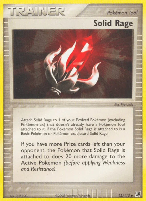 Solid Rage (92/115) [EX: Unseen Forces] - for just $0.25! 